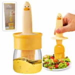 oil dispenser bottle with silicone brush