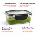 Plastic Food Storage Containers Airtight Set of 3 (250ml) | HAULKART - Image 2