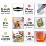 Airtight Clear Grocery Storage Containers 700ml | HAULKART - Image 6