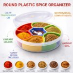 Plastic Masala Box Set 7 Section Spice Organizer | HAULKART - Image 4